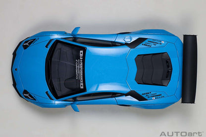 AUTOart Lamborghini Aventador LB Works Metallic Sky Blue 1:18 STM Diecast Default Title Default Title-