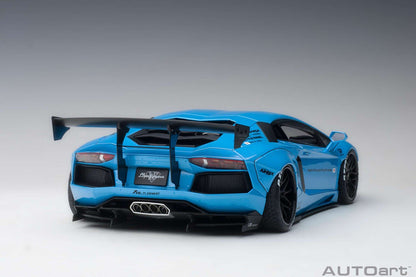 AUTOart Lamborghini Aventador LB Works Metallic Sky Blue 1:18 STM Diecast Default Title Default Title-