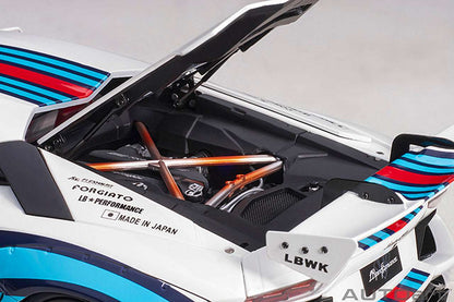 AUTOart Lamborghini Aventador Liberty Walk LB-Works Limited Edition Martini Livery 1:18 (Preowned)) Cartsfy Inc.