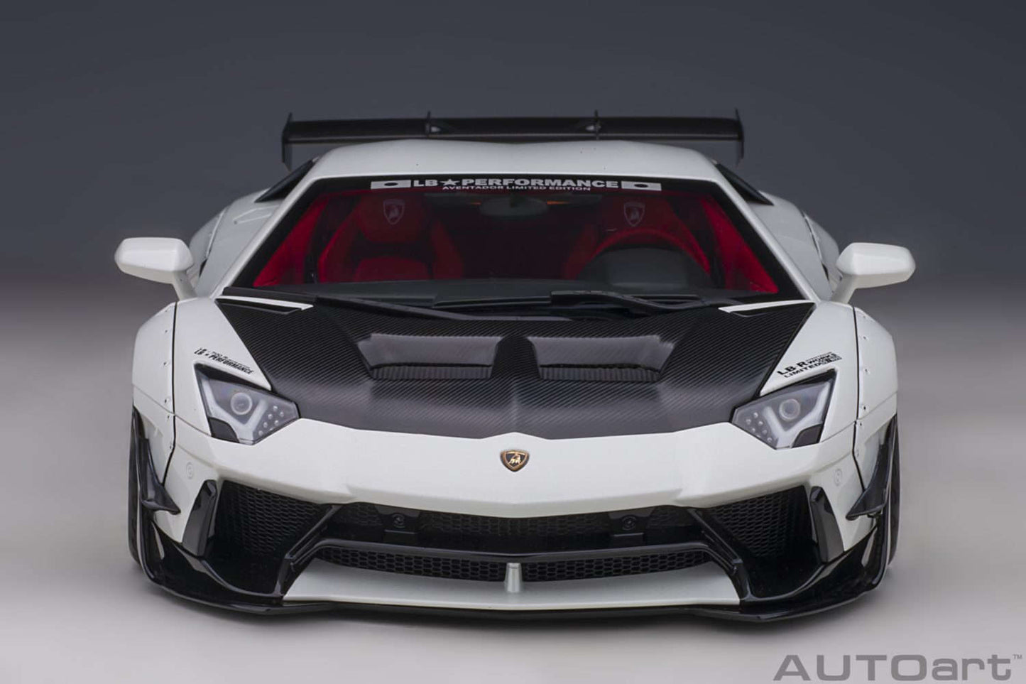 AUTOart Lamborghini Aventador Liberty Walk LB-Works, Limited Edition, Metallic White 1:18 Cartsfy Inc.