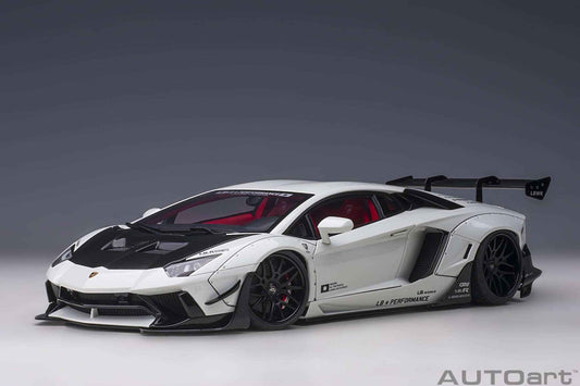 AUTOart Lamborghini Aventador Liberty Walk LB-Works, Limited Edition, Metallic White 1:18