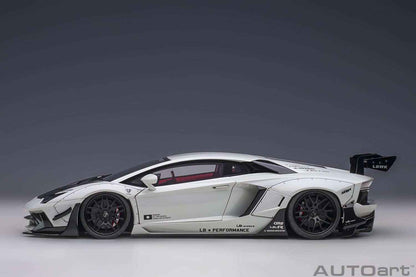 AUTOart Lamborghini Aventador Liberty Walk LB-Works, Limited Edition, Metallic White 1:18