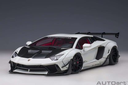 AUTOart Lamborghini Aventador Liberty Walk LB-Works, Limited Edition, Metallic White 1:18 Cartsfy Inc.