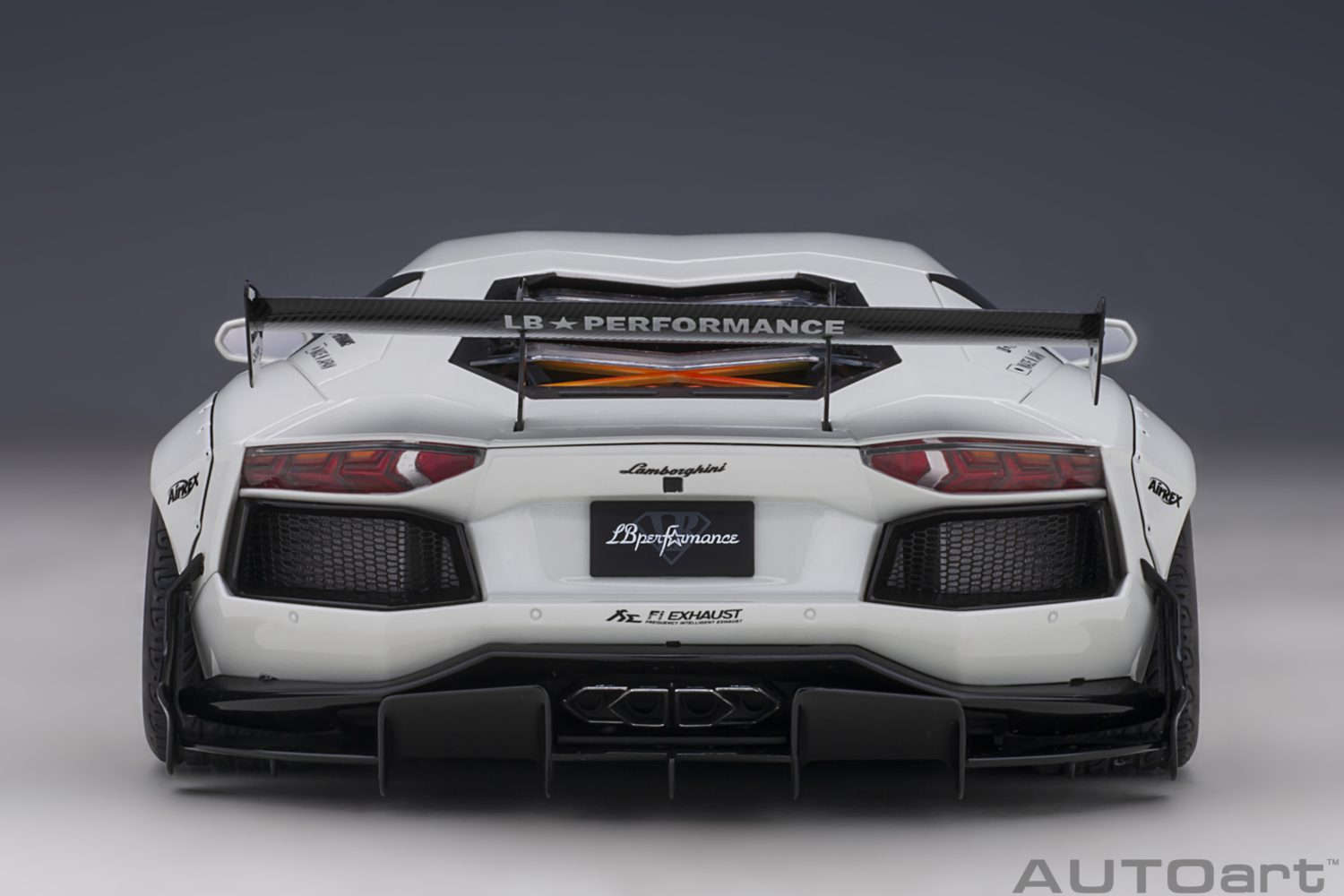 AUTOart Lamborghini Aventador Liberty Walk LB-Works, Limited Edition, Metallic White 1:18 Cartsfy Inc.