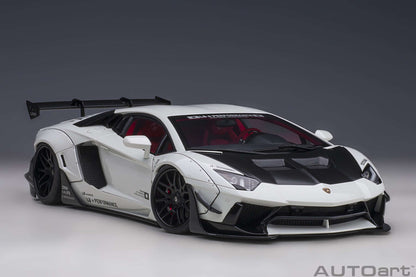 AUTOart Lamborghini Aventador Liberty Walk LB-Works, Limited Edition, Metallic White 1:18 Cartsfy Inc.
