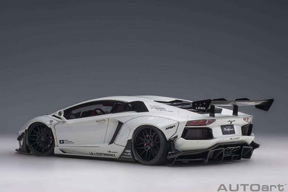 AUTOart Lamborghini Aventador Liberty Walk LB-Works, Limited Edition, Metallic White 1:18