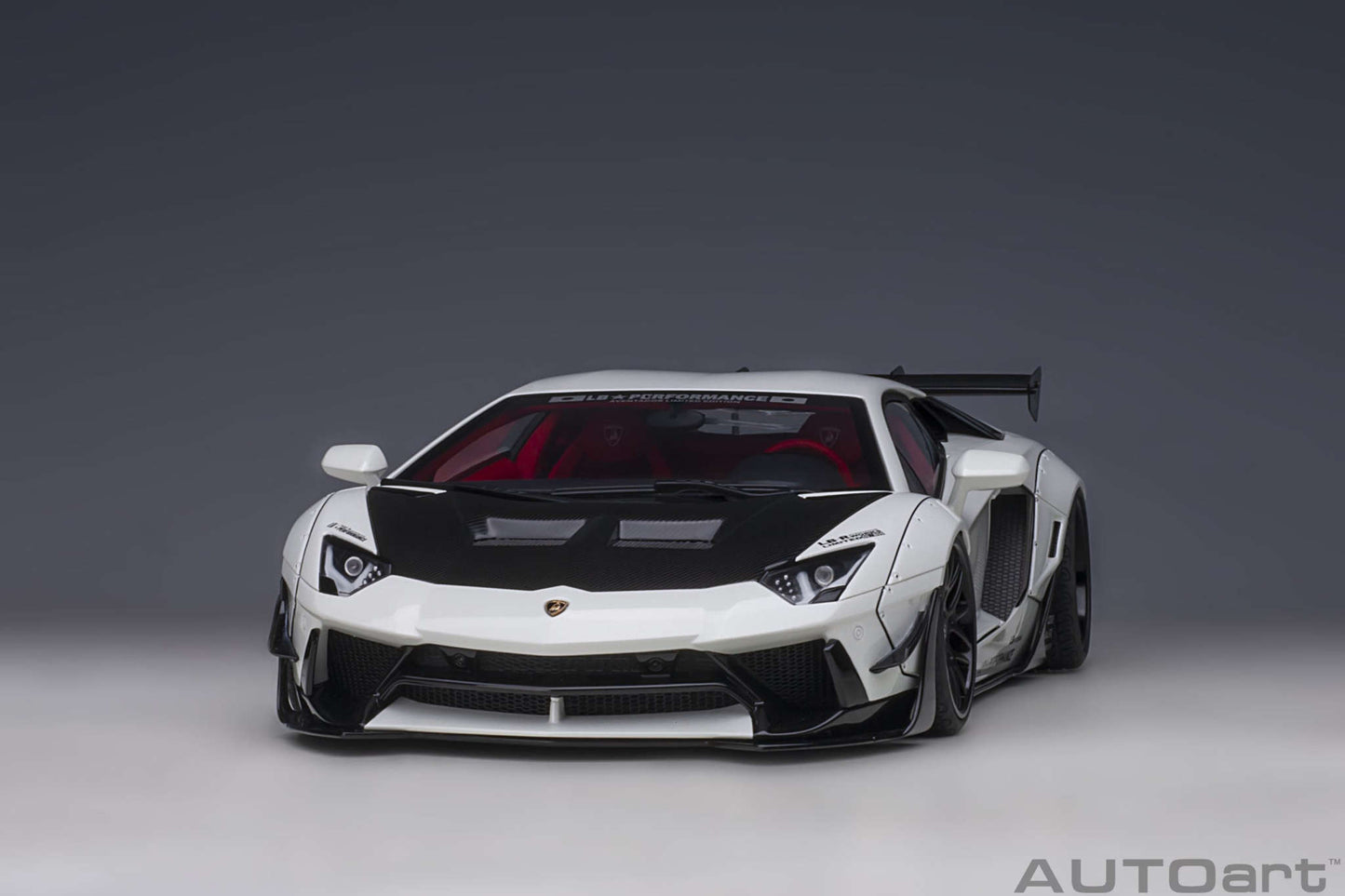 AUTOart Lamborghini Aventador Liberty Walk LB-Works, Limited Edition, Metallic White 1:18 Cartsfy Inc.