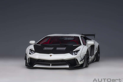 AUTOart Lamborghini Aventador Liberty Walk LB-Works, Limited Edition, Metallic White 1:18 Cartsfy Inc.