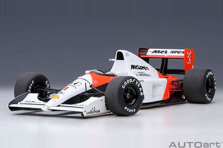 AUTOart Mclaren (w/ Logo) Honda MP4/6 No 1 Japanese GP 1991 Senna 1:18 STM Diecast Default Title Default Title-