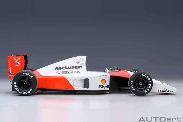 AUTOart Mclaren (w/ Logo) Honda MP4/6 No 1 Japanese GP 1991 Senna 1:18 STM Diecast Default Title Default Title-