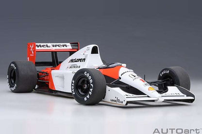 AUTOart Mclaren (w/ Logo) Honda MP4/6 No 1 Japanese GP 1991 Senna 1:18 STM Diecast Default Title Default Title-