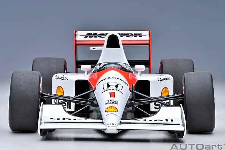 AUTOart Mclaren (w/ Logo) Honda MP4/6 No 1 Japanese GP 1991 Senna 1:18 STM Diecast Default Title Default Title-