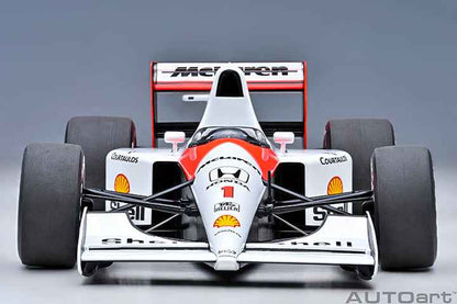 AUTOart Mclaren (w/ Logo) Honda MP4/6 No 1 Japanese GP 1991 Senna 1:18 STM Diecast Default Title Default Title-