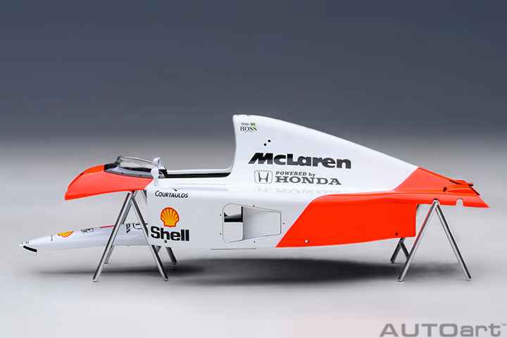 AUTOart Mclaren (w/ Logo) Honda MP4/6 No 1 Japanese GP 1991 Senna 1:18 STM Diecast Default Title Default Title-