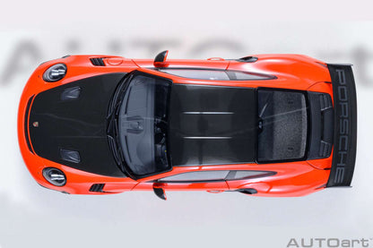 AUTOart Porsche 911 991.2 GT3 RS w/ Weissach Pkg Lava Orange 1:18 Cartsfy Inc.