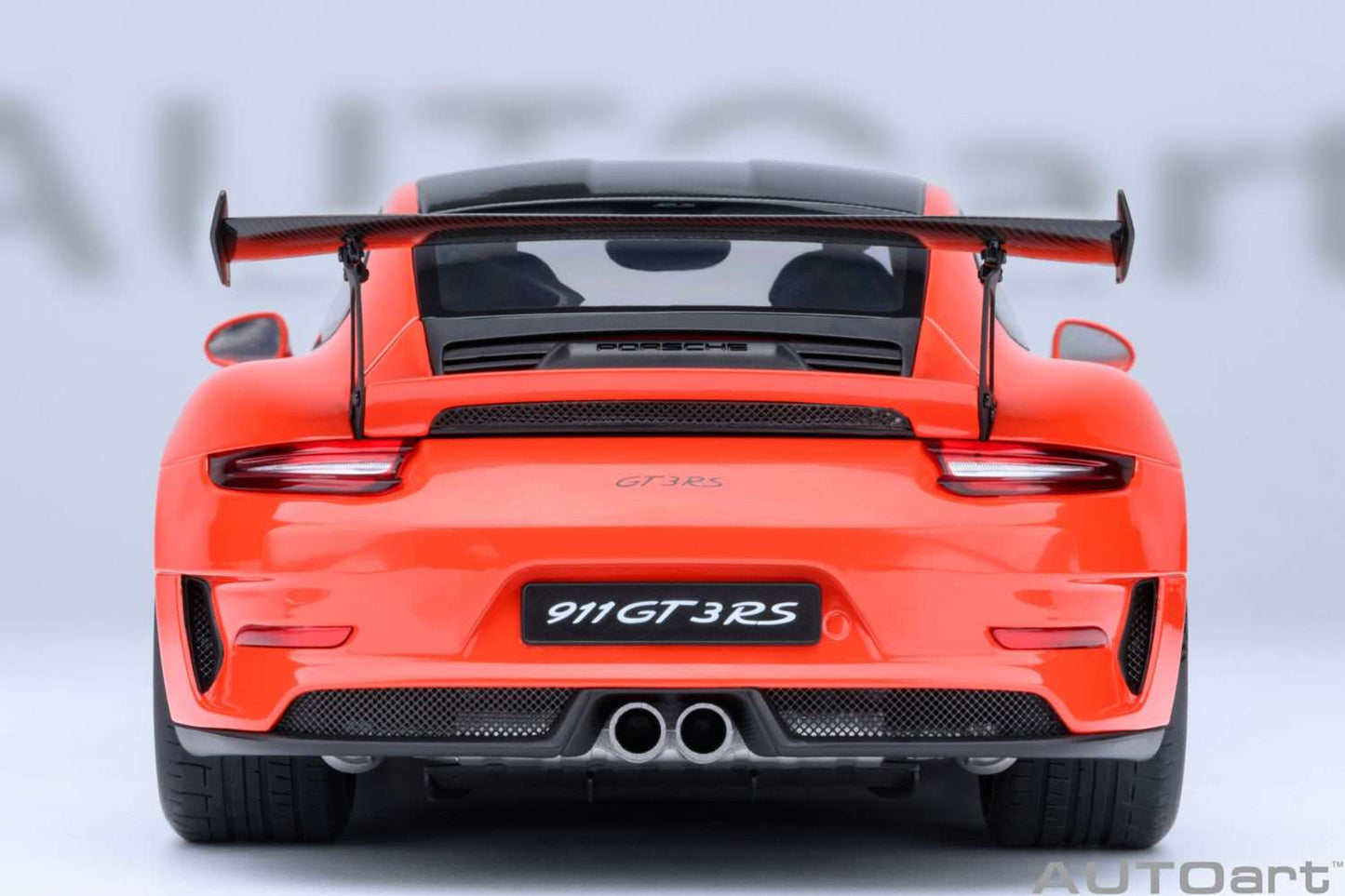 AUTOart Porsche 911 991.2 GT3 RS w/ Weissach Pkg Lava Orange 1:18 Cartsfy Inc.