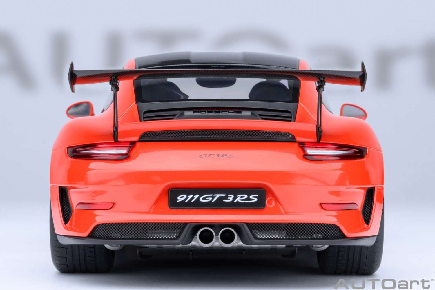 AUTOart Porsche 911 991.2 GT3 RS w/ Weissach Pkg Lava Orange 1:18 Cartsfy Inc.