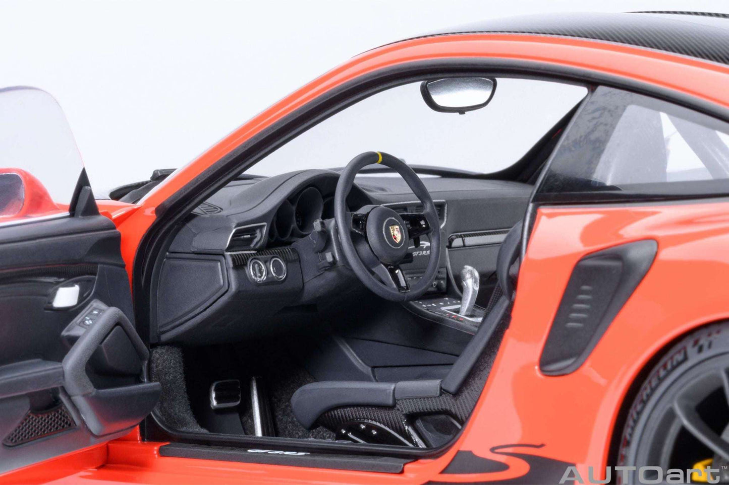 AUTOart Porsche 911 991.2 GT3 RS w/ Weissach Pkg Lava Orange 1:18 Cartsfy Inc.