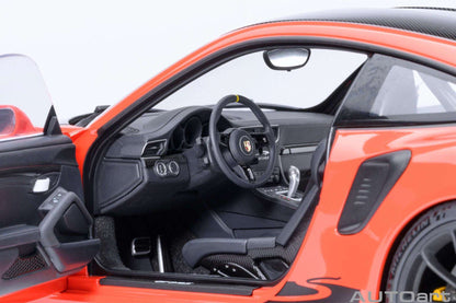 AUTOart Porsche 911 991.2 GT3 RS w/ Weissach Pkg Lava Orange 1:18 Cartsfy Inc.