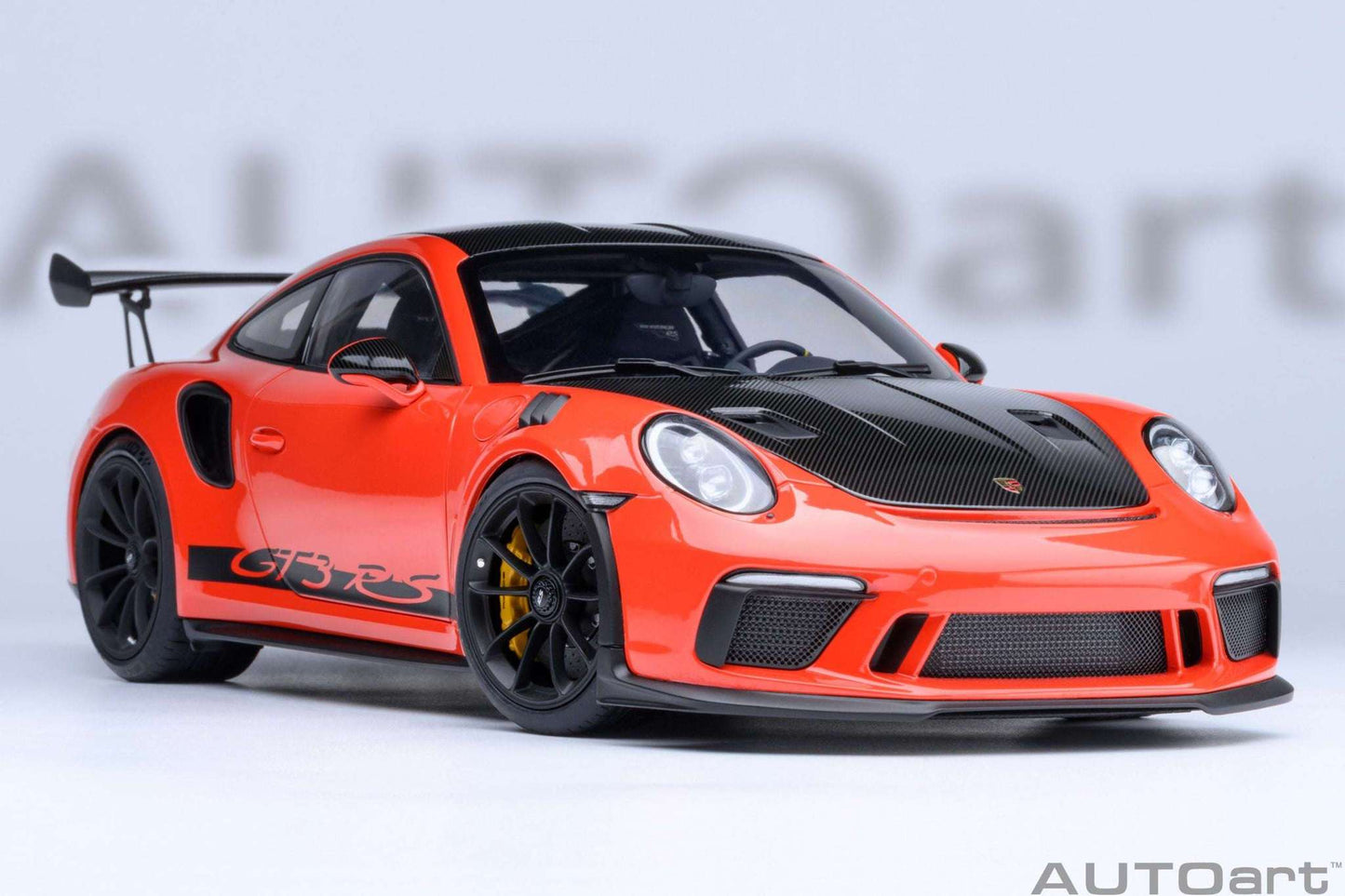 AUTOart Porsche 911 991.2 GT3 RS w/ Weissach Pkg Lava Orange 1:18 Cartsfy Inc.