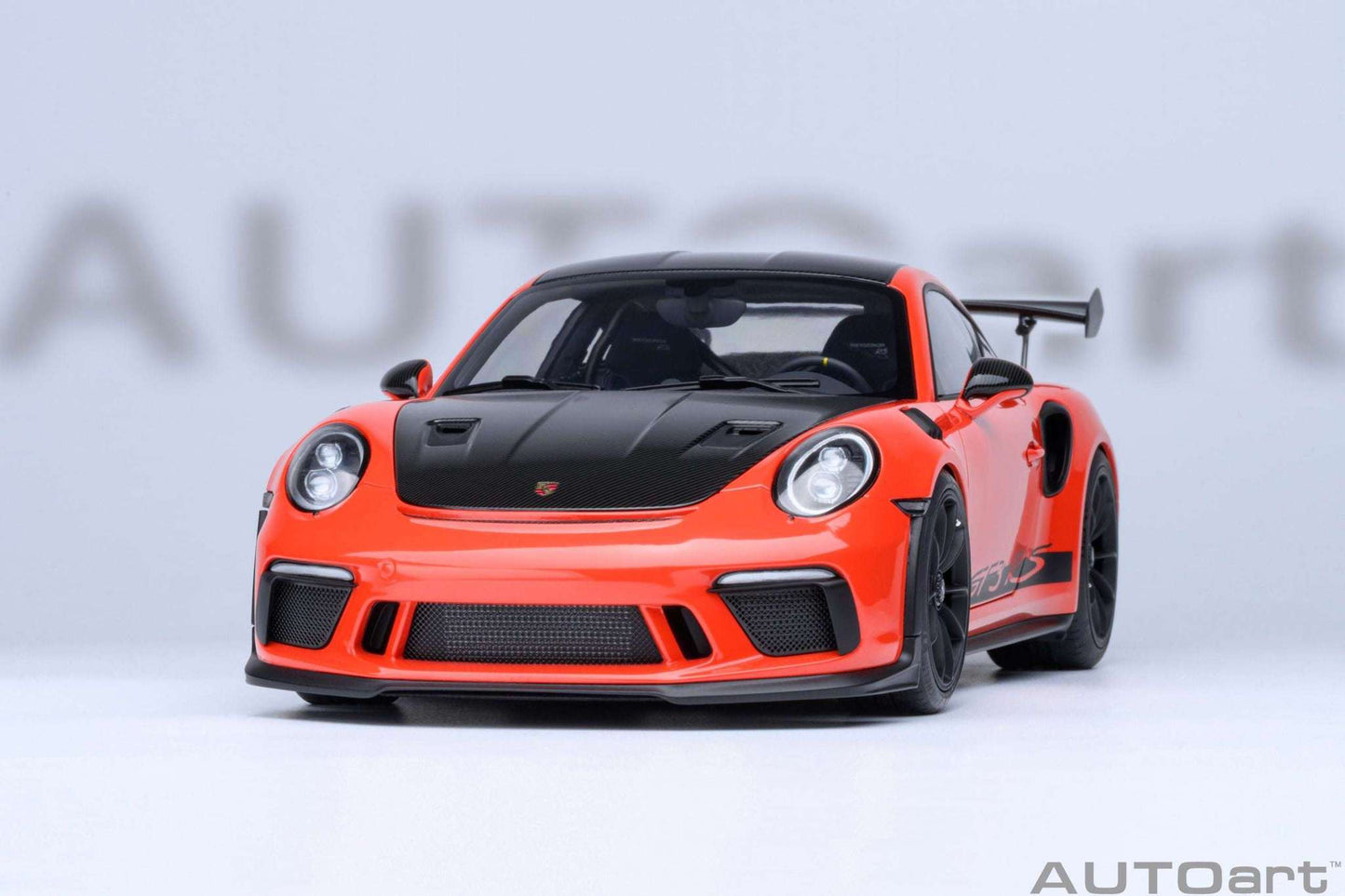 AUTOart Porsche 911 991.2 GT3 RS w/ Weissach Pkg Lava Orange 1:18 Cartsfy Inc.