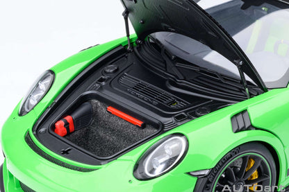AUTOart Porsche 911 991.2 GT3 RS w/ Weissach Pkg Lizard Green 1:18 Cartsfy Inc.