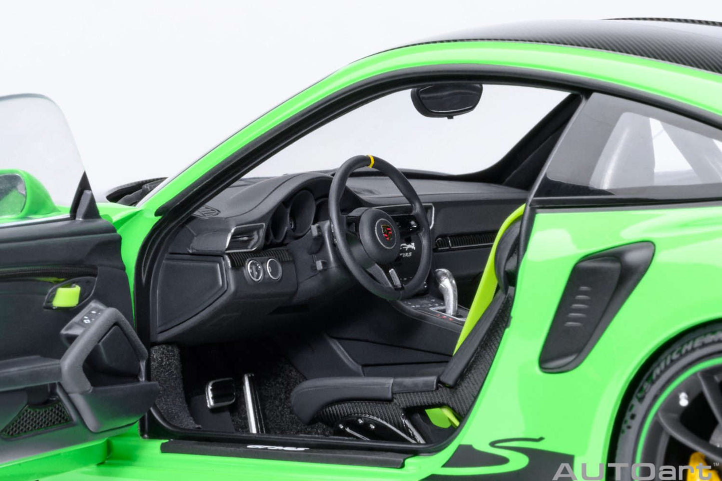 AUTOart Porsche 911 991.2 GT3 RS w/ Weissach Pkg Lizard Green 1:18 Cartsfy Inc.