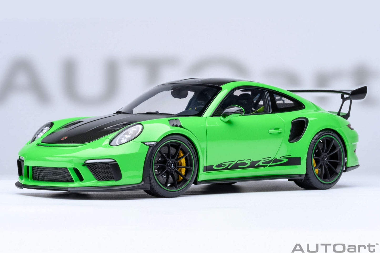AUTOart Porsche 911 991.2 GT3 RS w/ Weissach Pkg Lizard Green 1:18 Cartsfy Inc.