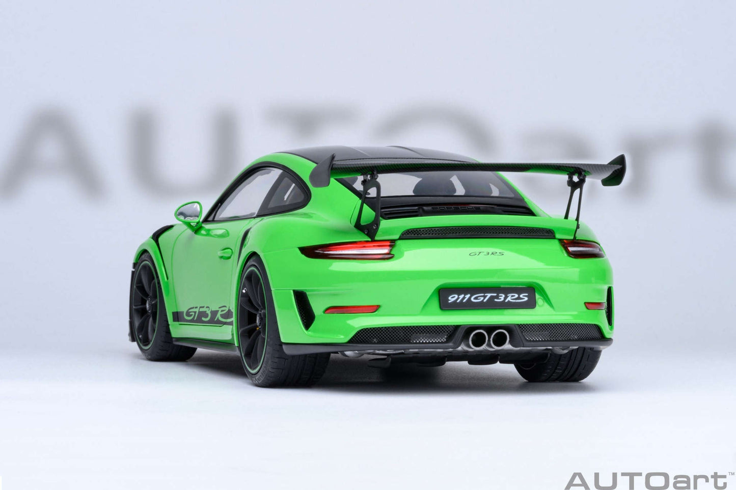 AUTOart Porsche 911 991.2 GT3 RS w/ Weissach Pkg Lizard Green 1:18 Cartsfy Inc.