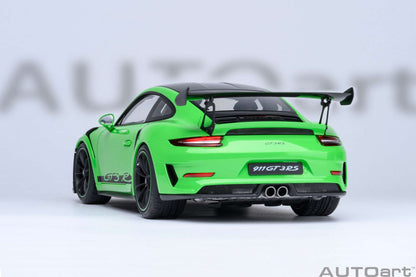 AUTOart Porsche 911 991.2 GT3 RS w/ Weissach Pkg Lizard Green 1:18 Cartsfy Inc.