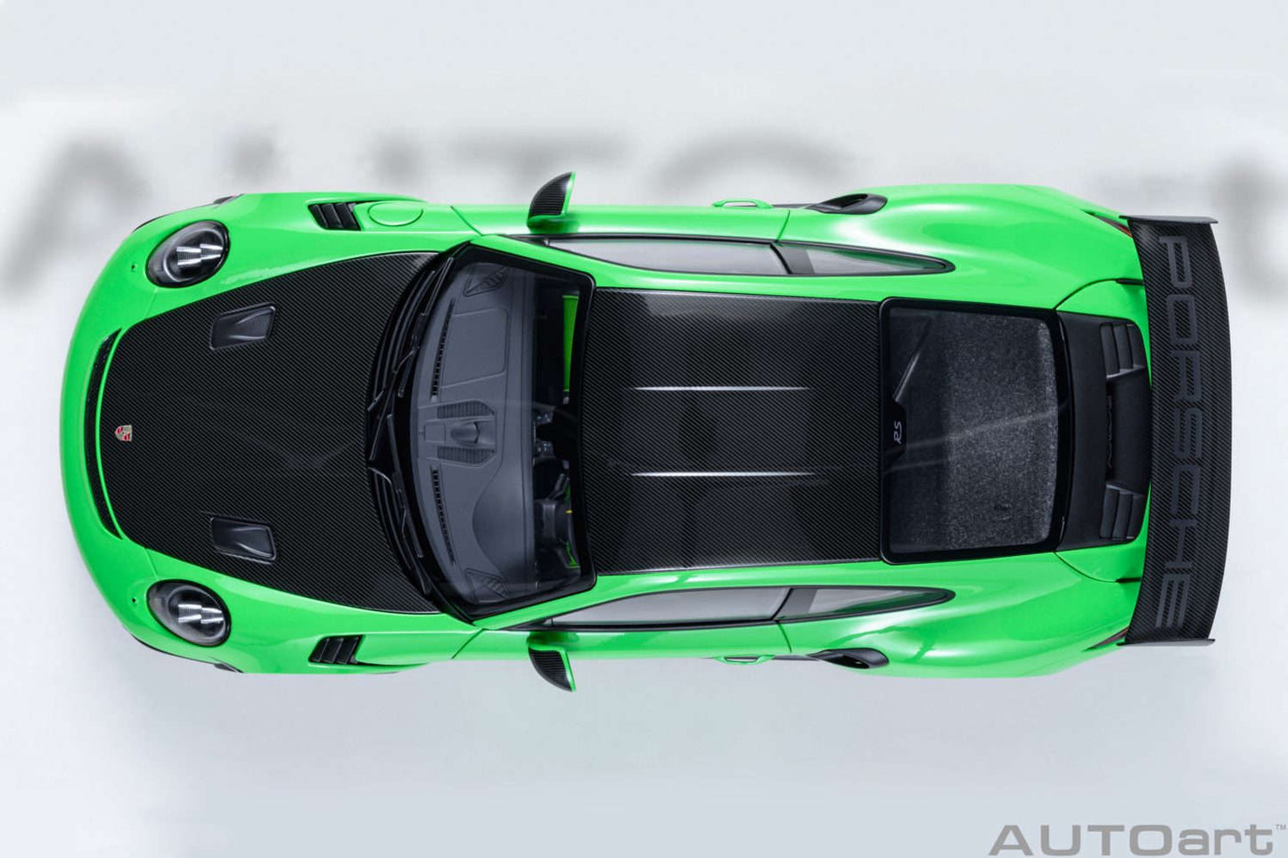 AUTOart Porsche 911 991.2 GT3 RS w/ Weissach Pkg Lizard Green 1:18 Cartsfy Inc.