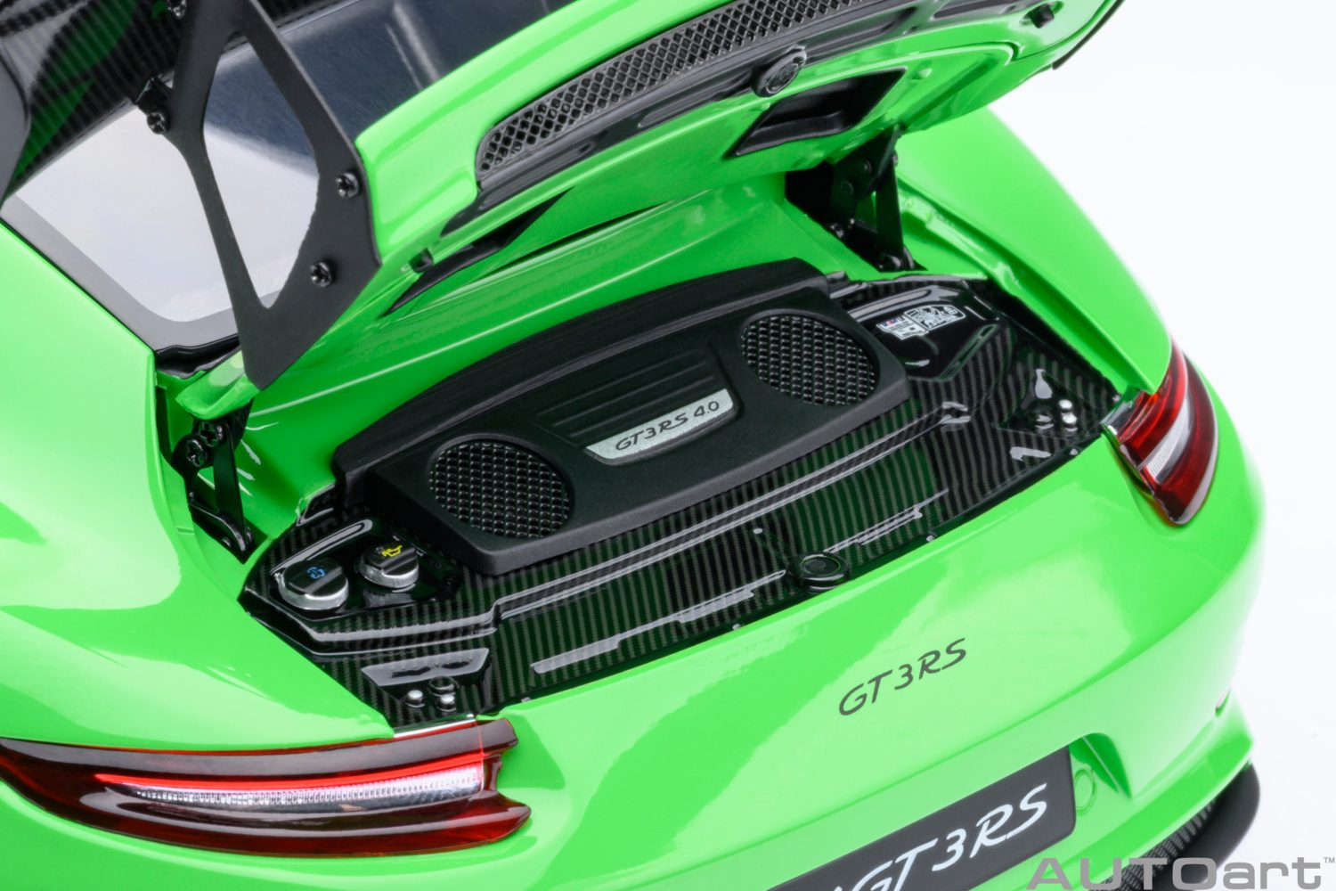 AUTOart Porsche 911 991.2 GT3 RS w/ Weissach Pkg Lizard Green 1:18 Cartsfy Inc.