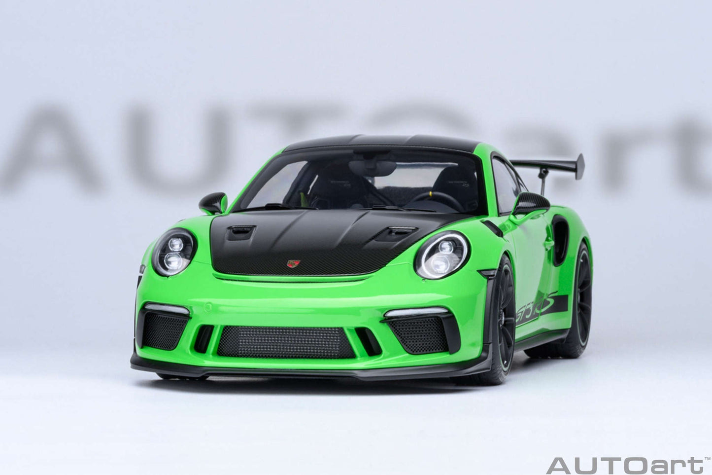 AUTOart Porsche 911 991.2 GT3 RS w/ Weissach Pkg Lizard Green 1:18 Cartsfy Inc.