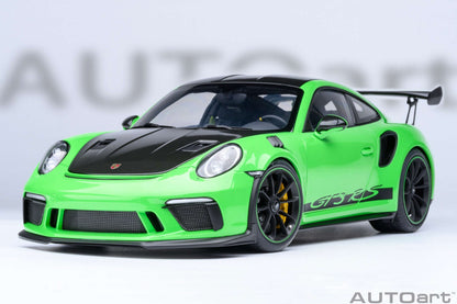 AUTOart Porsche 911 991.2 GT3 RS w/ Weissach Pkg Lizard Green 1:18 Cartsfy Inc.