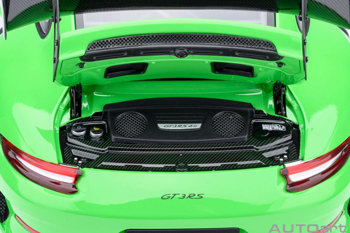 AUTOart Porsche 911 991.2 GT3 RS w/ Weissach Pkg Lizard Green 1:18 Cartsfy Inc.