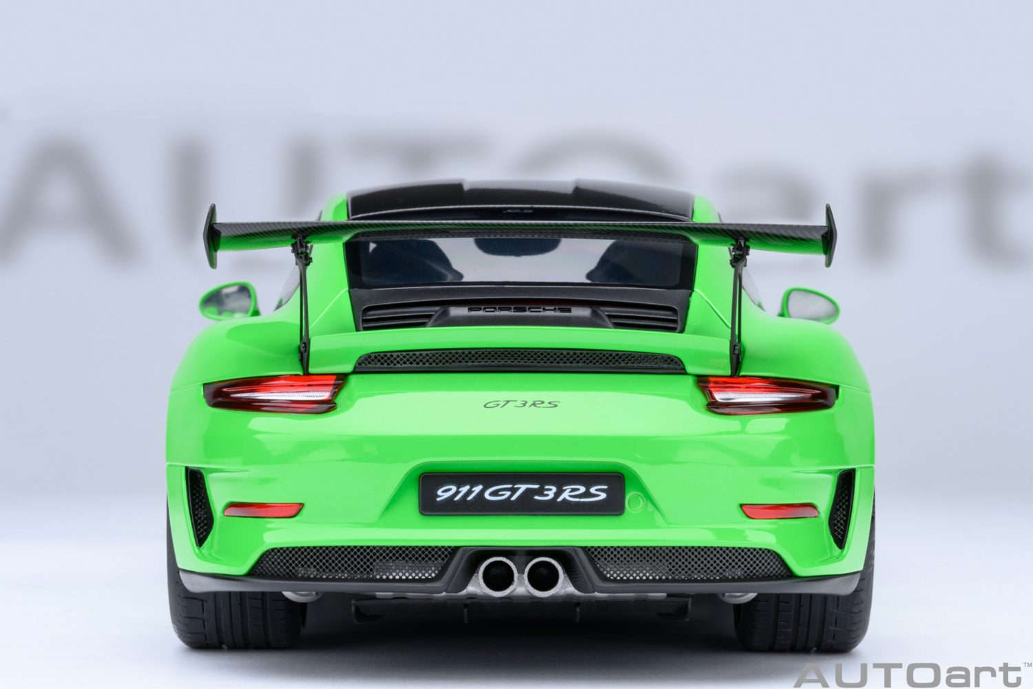 AUTOart Porsche 911 991.2 GT3 RS w/ Weissach Pkg Lizard Green 1:18 Cartsfy Inc.