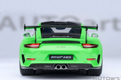 AUTOart Porsche 911 991.2 GT3 RS w/ Weissach Pkg Lizard Green 1:18 Cartsfy Inc.