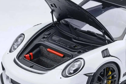AUTOart Porsche 911 991.2 GT3 RS w/ Weissach Pkg White 1:18 Cartsfy Inc.