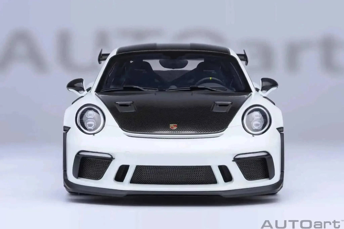 AUTOart Porsche 911 991.2 GT3 RS w/ Weissach Pkg White 1:18 Cartsfy Inc.