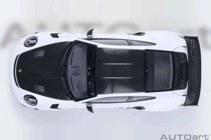 AUTOart Porsche 911 991.2 GT3 RS w/ Weissach Pkg White 1:18 Cartsfy Inc.
