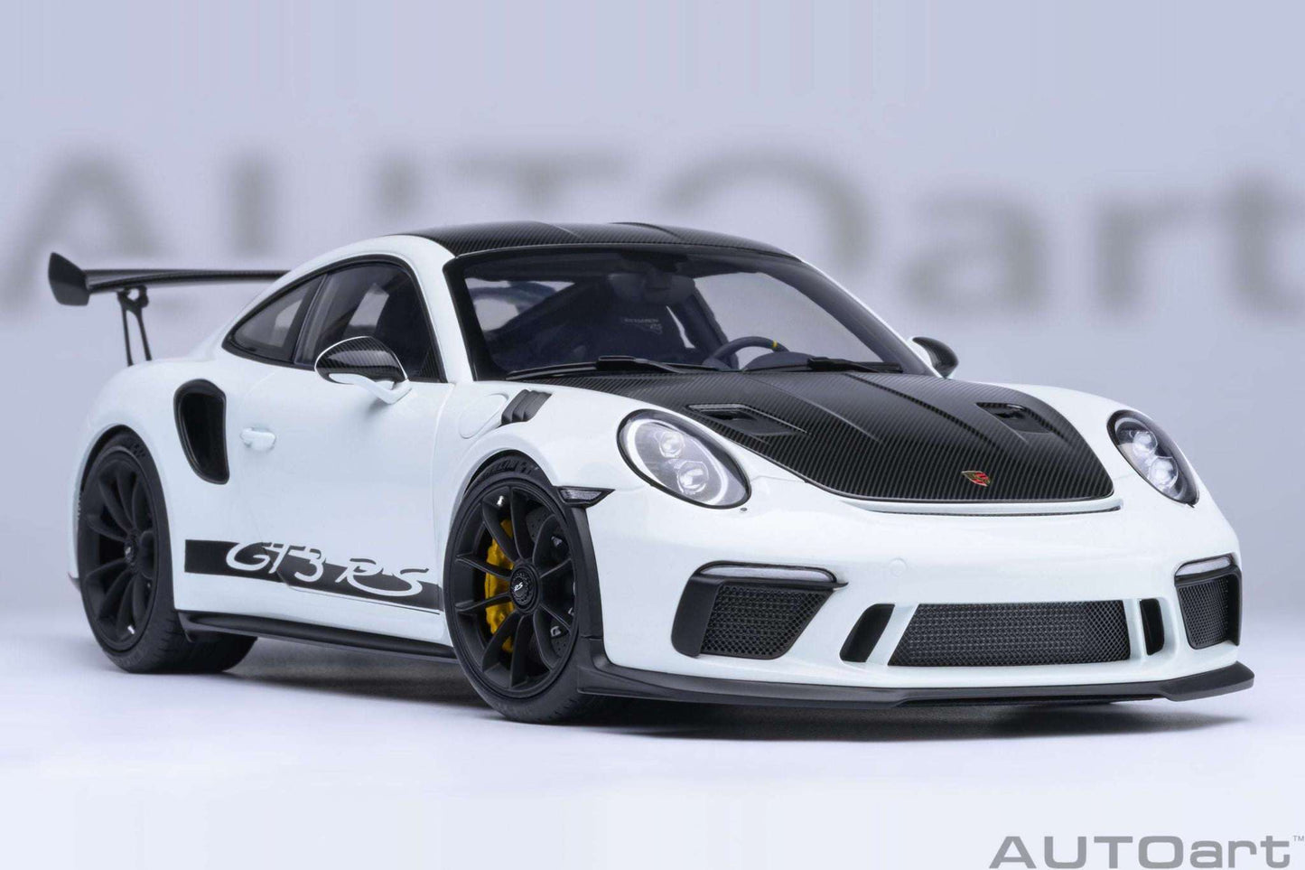 AUTOart Porsche 911 991.2 GT3 RS w/ Weissach Pkg White 1:18 Cartsfy Inc.