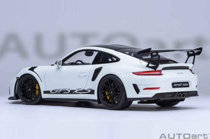 AUTOart Porsche 911 991.2 GT3 RS w/ Weissach Pkg White 1:18 Cartsfy Inc.