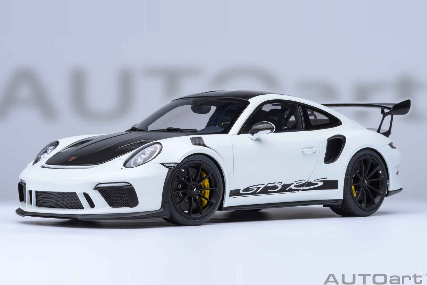 AUTOart Porsche 911 991.2 GT3 RS w/ Weissach Pkg White 1:18 Cartsfy Inc.