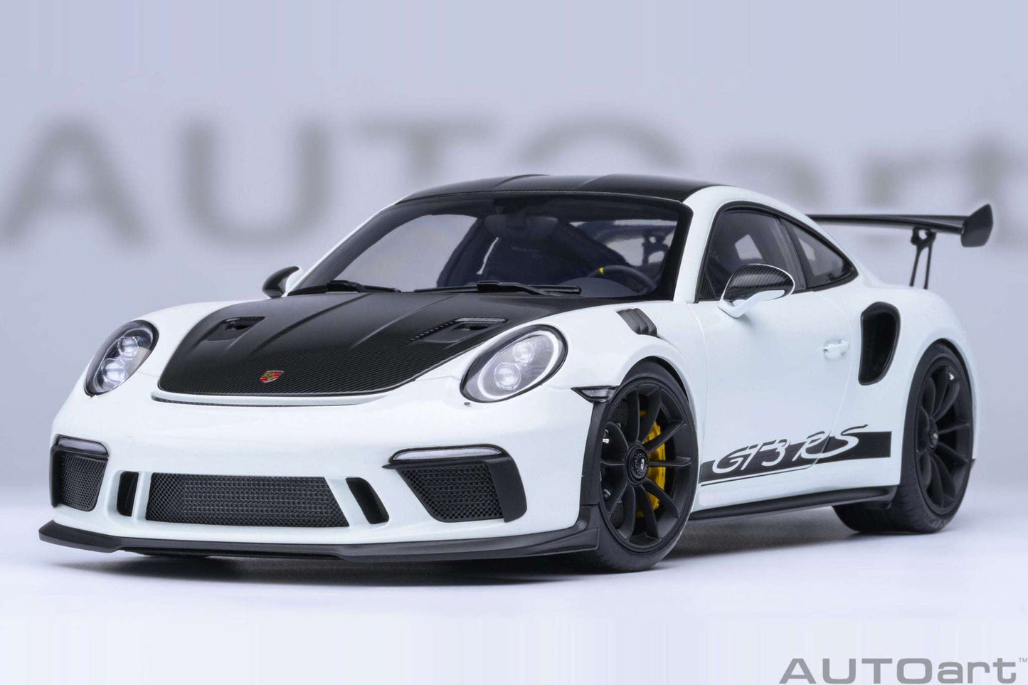 AUTOart Porsche 911 991.2 GT3 RS w/ Weissach Pkg White 1:18 Cartsfy Inc.