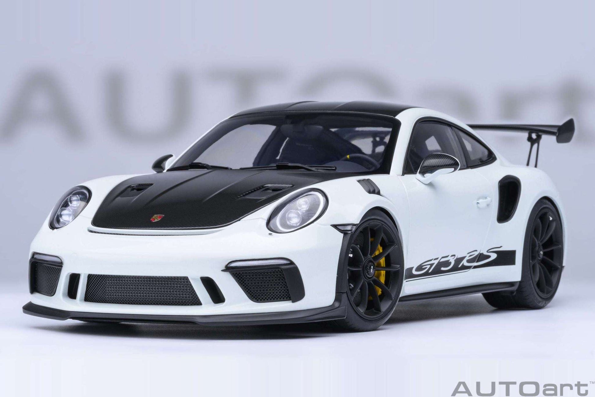 AUTOart Porsche 911 991.2 GT3 RS w/ Weissach Pkg White 1:18 Cartsfy Inc.