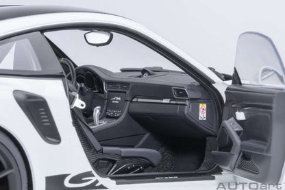 AUTOart Porsche 911 991.2 GT3 RS w/ Weissach Pkg White 1:18 Cartsfy Inc.