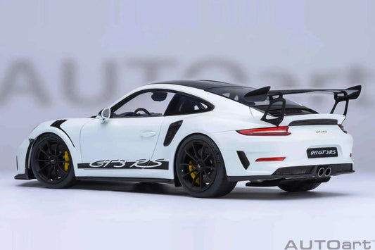 AUTOart Porsche 911 991.2 GT3 RS w/ Weissach Pkg White 1:18 Cartsfy Inc.