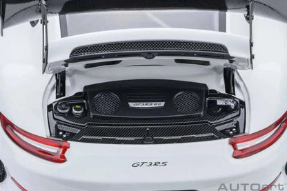 AUTOart Porsche 911 991.2 GT3 RS w/ Weissach Pkg White 1:18 Cartsfy Inc.