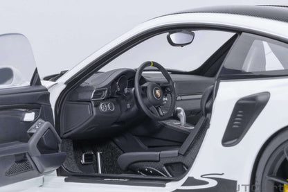 AUTOart Porsche 911 991.2 GT3 RS w/ Weissach Pkg White 1:18 Cartsfy Inc.