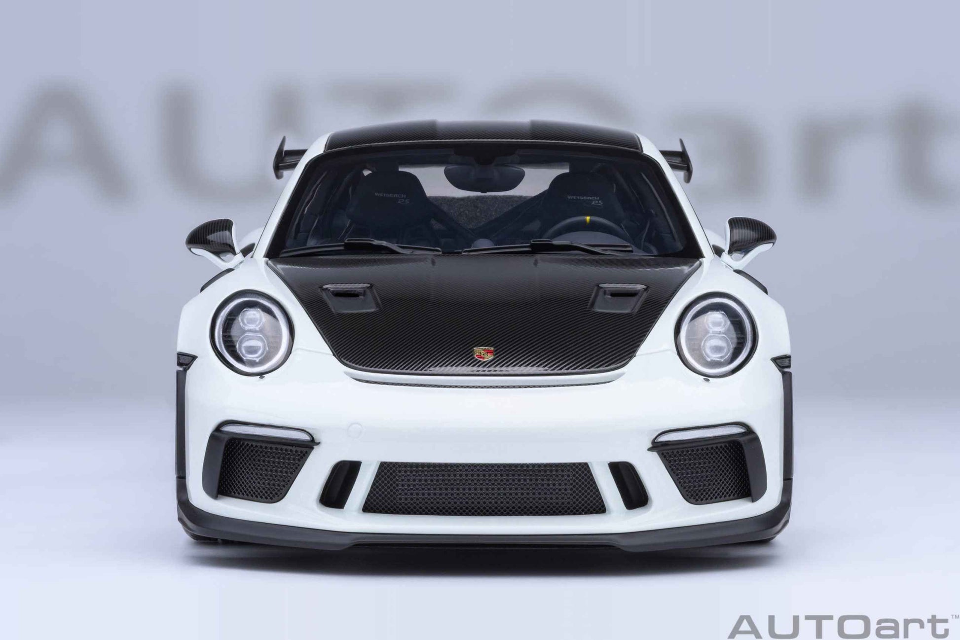 AUTOart Porsche 911 991.2 GT3 RS w/ Weissach Pkg White 1:18 Cartsfy Inc.